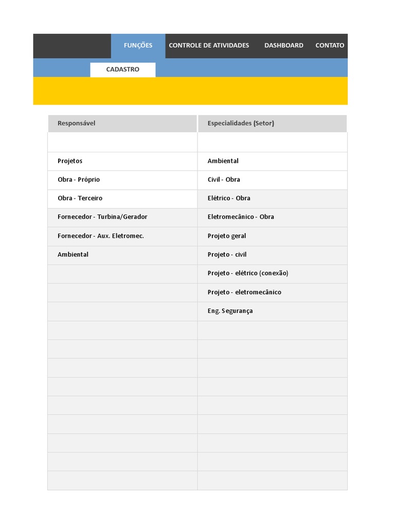 Matriz de Interface - Proposta - LUCAS | Download grátis PDF ...