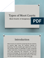 Types of Moot Courts
