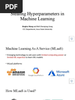 Stealing Hyperparameters in Machine Learning: Binghui Wang and Neil Zhenqiang Gong