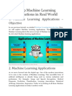 Top 9 Machine Learning Applications in Real World