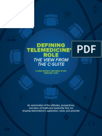 Defining Telemedicine'S Role: The View From The C-Suite