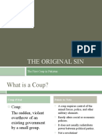 The Original Sin: The First Coup in Pakistan