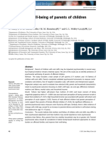 Psychosocial Well-Being of Parents of Children With Oral Clefts