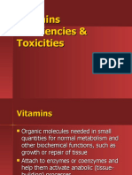 Vitamins Deficiencies and Toxicities