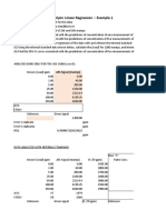 Coursera Instrumental Analysis: Linear Regression - Example 1