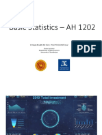 Basic Statistics - AH 1202