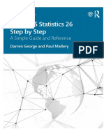 2020 - IBM SPSS Statistics 26 Step by Step A Simple Guide and Reference - George & Mallery - Trad