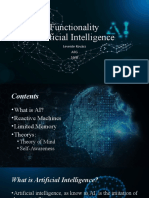 Functionality Artificial Intelligence: Levente Kovács AFG 10/B