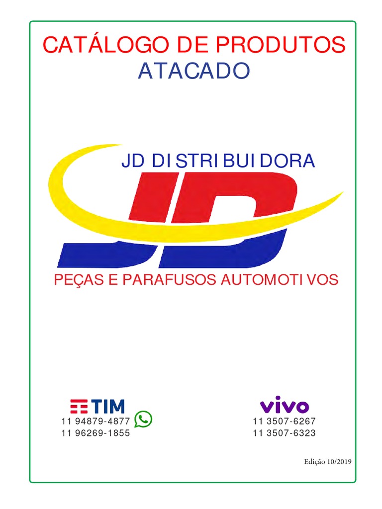 Catalogo JD Parafusos | PDF | Parafuso | Metalurgia