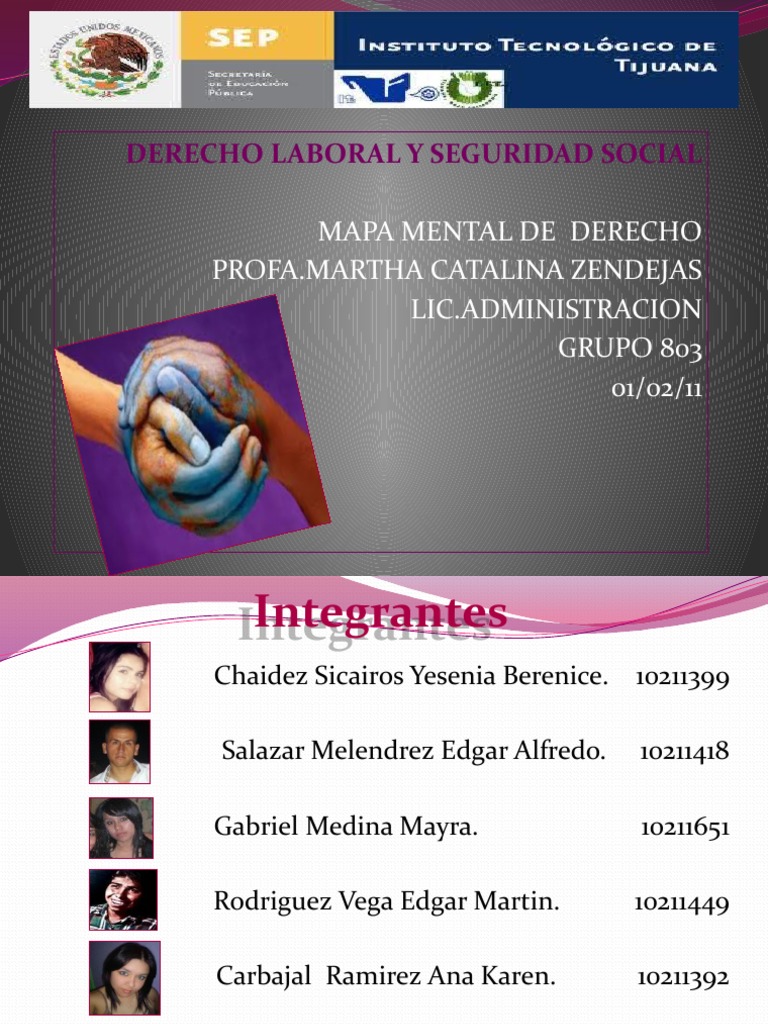 Mapa Mental de Derecho Laboral y Social | PDF