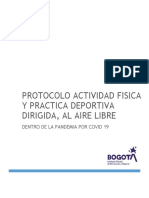Protocolo de Bioseguridad Act Fisica y Practica Deprotiva Individual