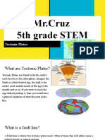 MR - Cruz 5th Grade STEM: Tectonic Plates