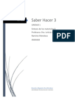 Saber Hacer 3 - UNIDAD 1 PDF