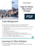 Gaga For Wawa: Blue Ocean Strategy: Case Analysis