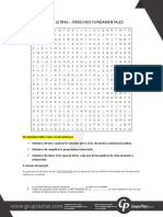 SOPA DE LETRAS Derechos Fundamentales