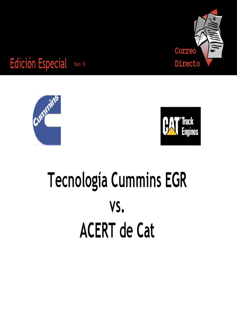 Cummins Vs Caterpillar Pdf Pdf Turbocompresor Cummins