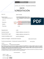 Registro Nacional de la Micro y Pequeña Empresa REMYPE acreditación constructora