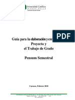 V3 - Final Pensum Semestral-Guia Elaboracion de Proyecto y Trabajo de Grado (Abril 18) PDF