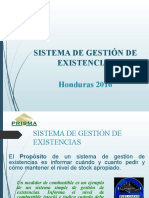 Sistema de Gestión de Existencias Honduras