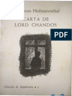 Carta de Lord Chandos (Hofmannsthal)