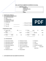 Formato de Historia Estética Facial