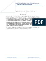 Plan de Seguridad y Salud Del Trabajo en Obra