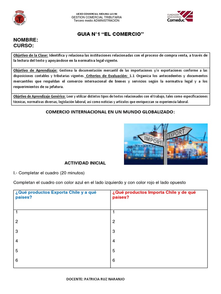 Comercio Internacional y su Gestión | PDF | Comercio | El comercio ...
