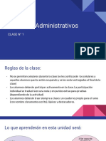 Procesos Administrativos Clase 1