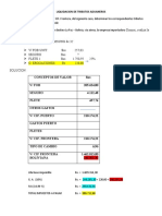 Liquidación de tributos aduaneros para importación de televisores