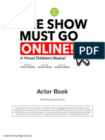 1 Actor Book - THE SHOW MUST GO ONLINE - 04062020 PDF