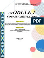 Module 1 Study Notebook