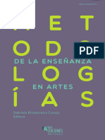 2018 Rivadeneira Metodologías de La Enseñanza en Artes