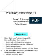 Pharmacy-Immunology 19: Primary & Acquired Immunodeficiency Saber Hussein