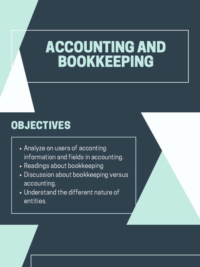 Accounting and Bookkeeping PDF Bookkeeping Certified Public