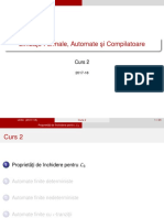 Limbaje Formale Automate si Compilatoare - CURS 1