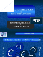 LECTURA E INTERPRETACION DE ESTADOS FINANCIEROS VCS 1 .Pps