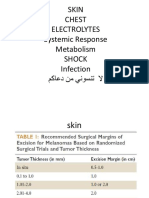 SKIN, CHEST, ELECTROLYTES - Systemic Response - Metabolism.SHOCK