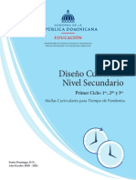 Mallla Curricular Nivel Secundario Primer Ciclo PDF