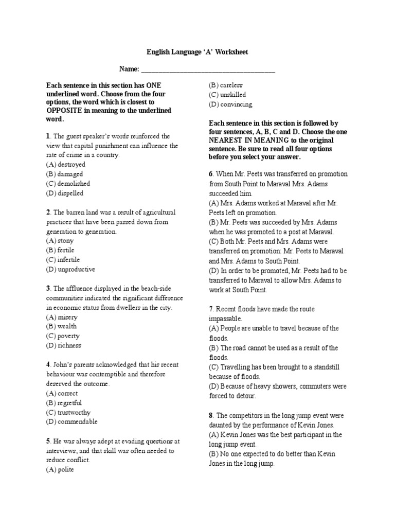 Worksheet 2 | PDF | Weaving | Spinning (Textiles)