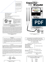 Capacitor Izard: Operating Manual Warning!!