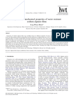 (PVA) Physical and Mechanical Properties of Water Resistant PDF