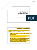 4 - Econ 190.2 - Behavior of Interest Rates PDF