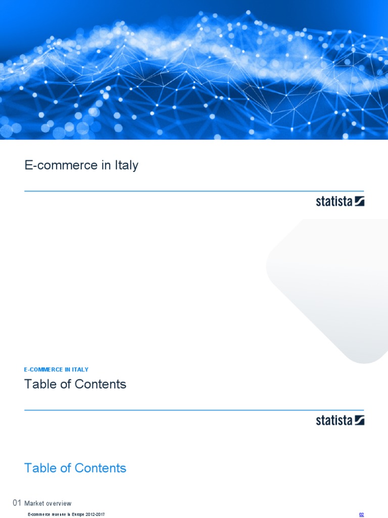 Italy E-Commerce Market Overview 2024 | PDF | E Commerce | Online Shopping
