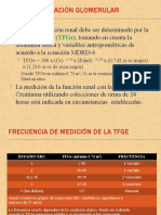 Tasa de Filtración Glomerular: TFG Estimada (Tfge)