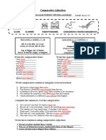 Comparative Adjectives: Student's Name: Level: Basic 03