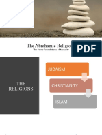 The Abrahamic Religions: The Stone Foundations of Morality