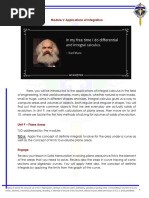 Module V Applications of Integration
