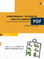 Semana 3 COMPONENTES ESTUDIO DE IMPACTO AMBIENTAL