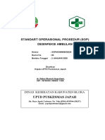 Sop Desinfektan Ambulan