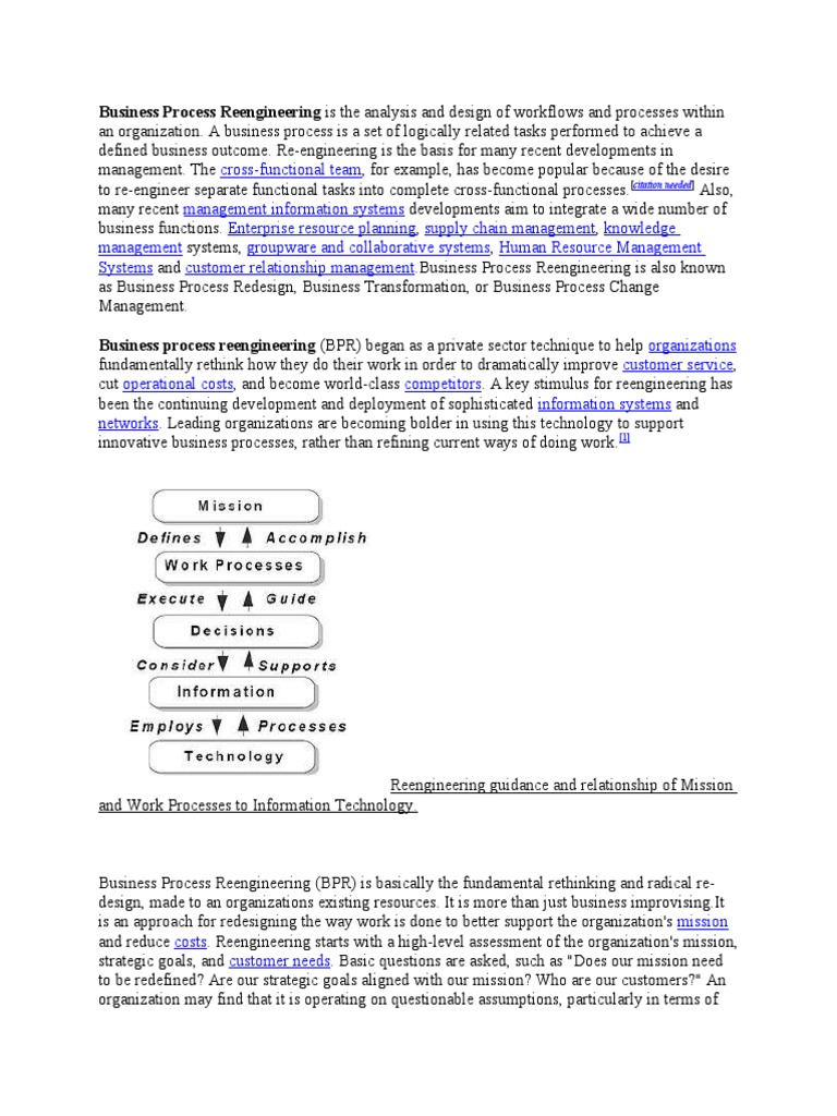 Business Process Reengineering Guide | PDF | Business Process | Computing